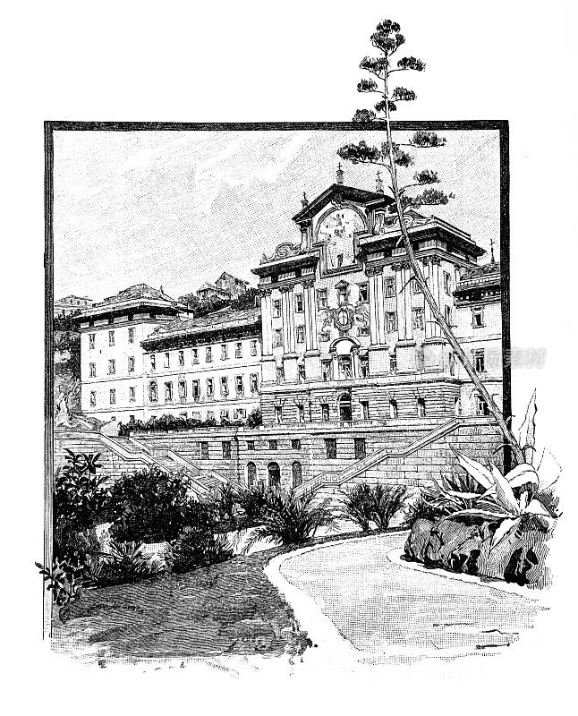波旁穷人收容所(意大利Albergo real dei Poveri)，也被称为il隐士，是意大利南部那不勒斯的一家公立医院/济贫院。城堡区，是斯特凡诺·卡尼利亚1652年建造的，用来安置穷人